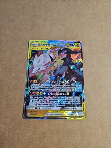 Reshiram & Zekrom GX 157/236 SM-Cosmic Eclipse Holo - NM - Bild 2 von 5