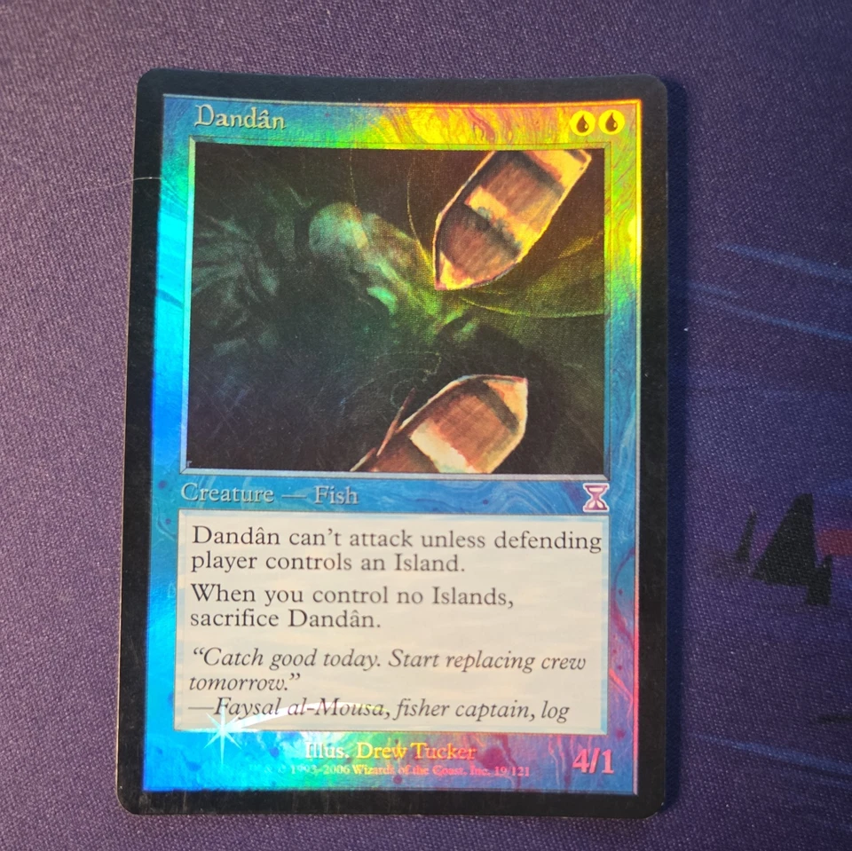 MTG 1x Dandan x1 FOIL Time Spiral Time shifted MP - Image 4 of 4