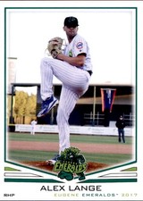 2017 Eugene Emeralds Grandstand #23 Alex Lange Lees Summitt Missouri MO Card