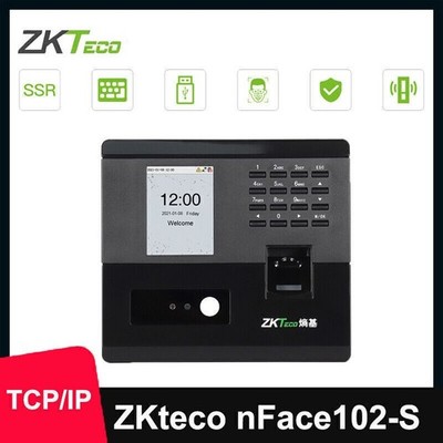 ZKTeco nFace102-S Time Fingerprint Facial Recognition Access Control Terminal