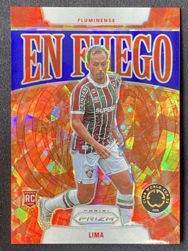 Lima 2025 Panini Prizm Fifa Club World Cup En Fuego Blue Ice RC /99 #16