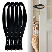 Cat Door Latch, 4 Pcs Cat Door Stopper Pet Door Latch to Keep Dog Out of Litt...
