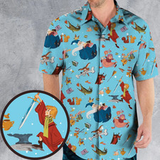 Stonebound Sword Hawaiian Shirt, Gift For Cartoon Lovers