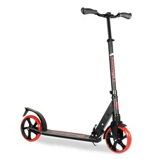 Kick Scooter for Ages 8-14. Lightweight Foldable Adult Scooter (Teen, Red)
