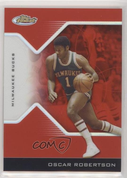 2004-05 Topps Finest Red Refractor /149 Oscar Robertson #134 HOF
