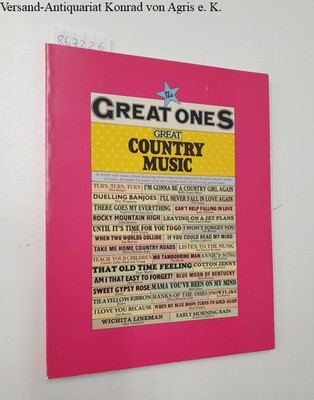 The Great Ones : Great Country Music : Wise Publications: