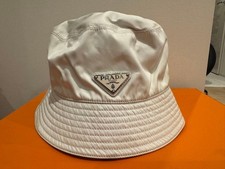 PRADA Authentic Bucket Hat White Size M Women...