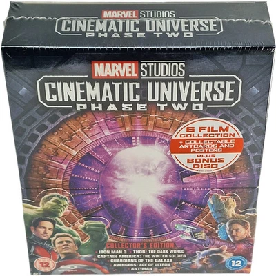 DISNEY / BUENA VISTA Marvel Studios Box Ausgabe Auffang- - Blu-Ray Phase 2 Region Frei