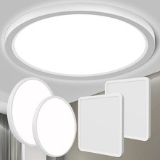 LED Deckenleuchte Panel Deckenlampe Schlafzimmer Bad Wohnzimmer Flurlampe IP44