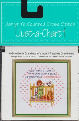 Grandmother's Work by JanLynn Just-A-Chart cross stitch pattern