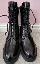 Black Coach Boots UK 7 / US 9 EU 39.5