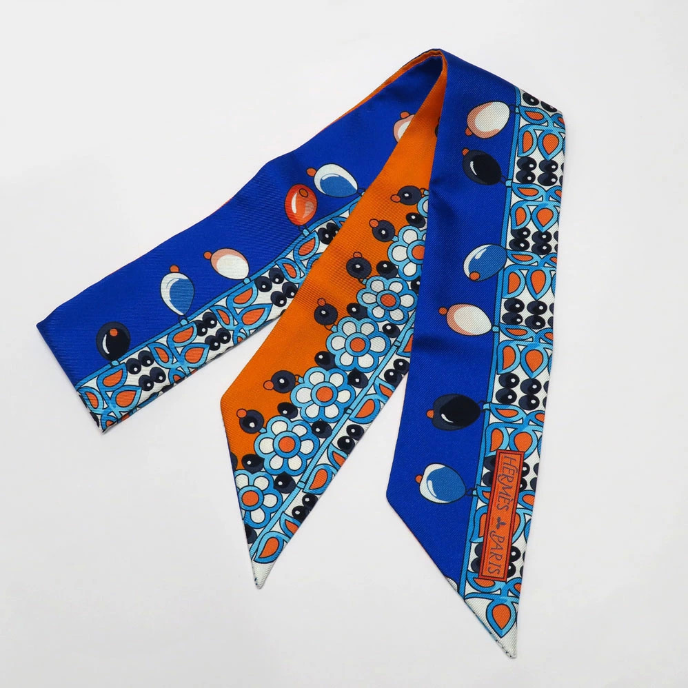 Hermes Twilly Maharaja s Accessories PARURES DES MAHARAJAS Scarf Silk r0_0209 thumbnail 3