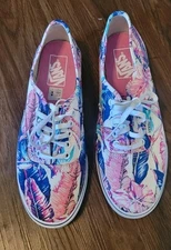 Vans Tropical Print Lace-Up Sneakers