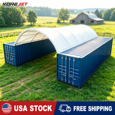 40x20x6.5FT Single Truss Heavy Duty PVC Fabric Container Shelter Canopy Building
