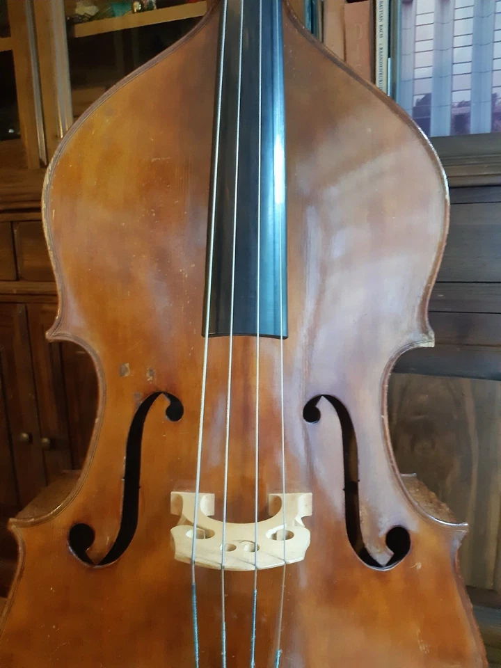 Contrabbasso 3/4 piccolo di liuteria Guerrini usato - Immagine 3 di 4
