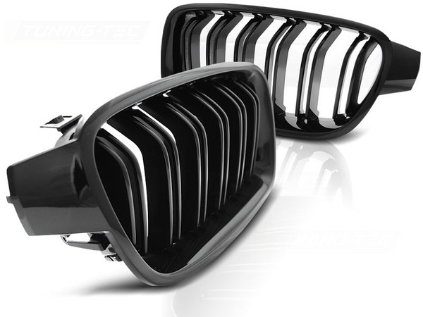Passend FüR Bmw F30 / F31 10.11 Glanz Schwarz Sport KüHlergrill Front-image