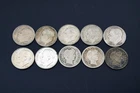 Lot of 10 90% Silver Roosevelt & Barber Dimes Junk Silver $1.00 face Circulated
