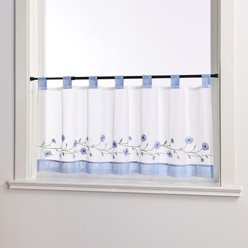 Cortinas de cristal cortinas de cocina Voile cortina de bistró cortina modernas tiendas cortas DE - Imagen 63 de 80