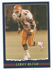 1989 JOGO CFL LEROY BLUGH EDMONTON ESKIMOS #114 (BISHOPS GATORS)