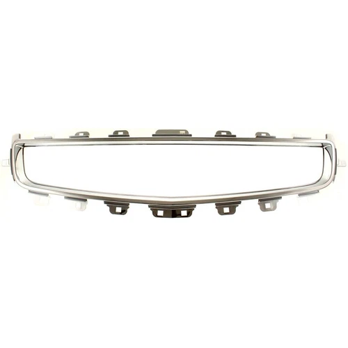 Front Bumper Center Grille + Chrome Molding For 2008-2012 Chevrolet Malibu - Picture 5 of 13
