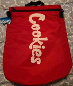 red cookies backpack