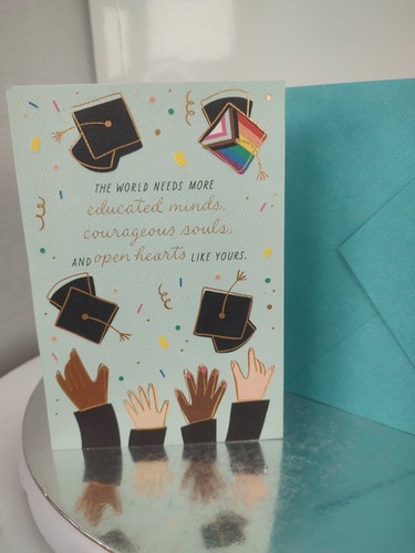 Graduation 4.5"x7" American Greeting Pride & True Unisex Graduate Card New - Picture 3 of 5