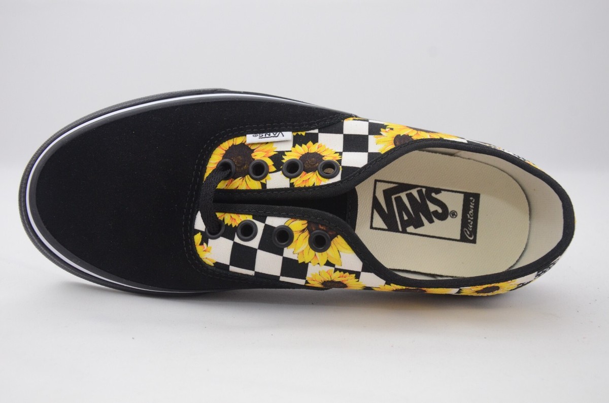 Vans Authentic Custom Sunflower Men's Size 5.5 New in Box