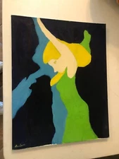 Primative Art "Dancing Girl"