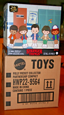 Polly Pocket Collector Stranger Things Compact Dolls And Playset