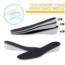 Shoe Insoles Memory Foam Invisible Heel Cushion Height Insert Non Slip Shoe Pads
