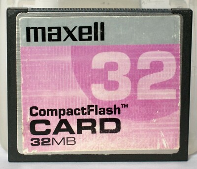 Maxell 32 GB CompactFlash Type I Flash Memory Card 504404 Maxell 32 GB CompactFlash Type I Flash Memory Card 504404