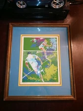 Vintage Serigraph by TED TANABE 280/350 Champion Suite "Set Point" Hand Signed