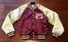 VTG Swingster USFL Michigan Panthers Red Mens Small 1982 Satin Bomber Jacket