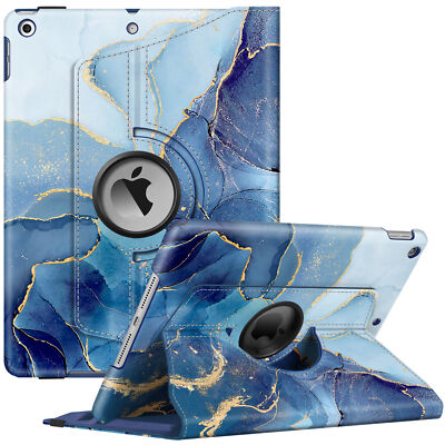 360 Rotating Case for iPad 9th 2021 /iPad 8th Gen 2020 10.2'' Smart Stand Cover