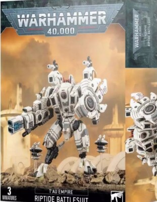 XV104 Riptide Battlesuit T au Tau Brandneu Warhammer Games Workshop 40k auf Spru