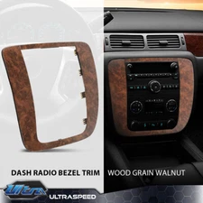 Center Dash Radio Bezel Fit For 2007-2014 Silverado Suburban Tahoe Sierra Yukon