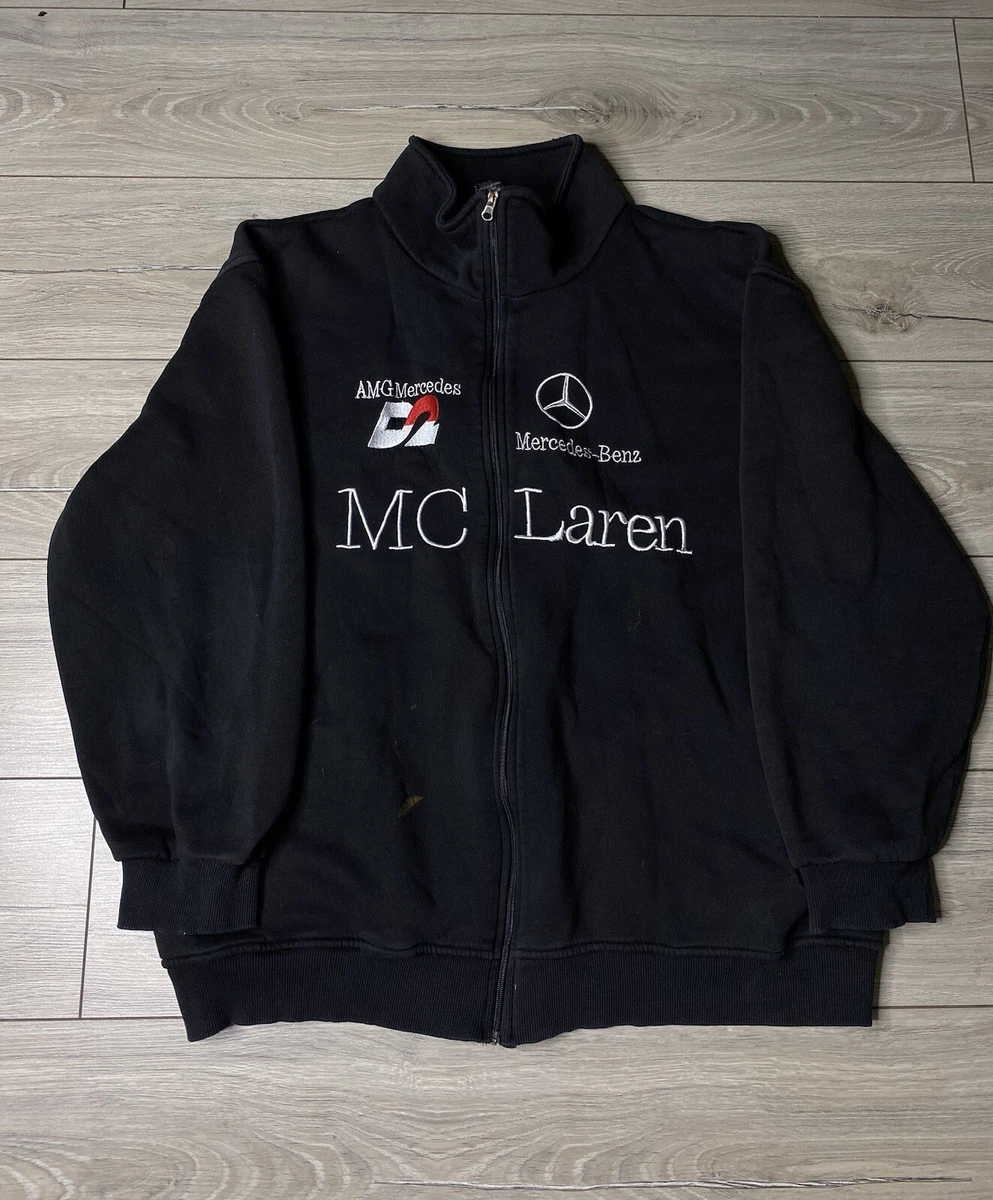 Vintage Mercedes Benz McLaren D2 Jacket Fleece Racing AMG