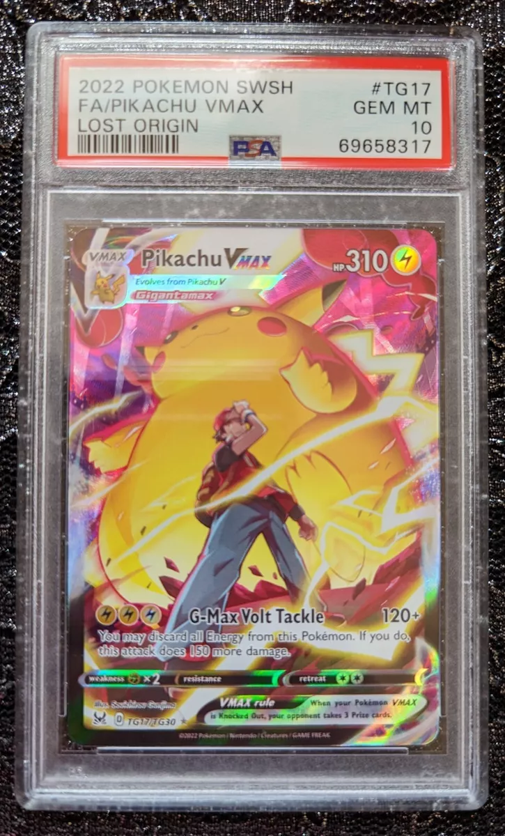 Pikachu VMAX Full Art 2022 Pokémon rare holo TG17/TG30