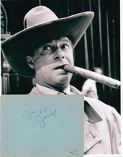 George Jessel- Signed Vintage Album Page with a B&W Photograph (Ent)