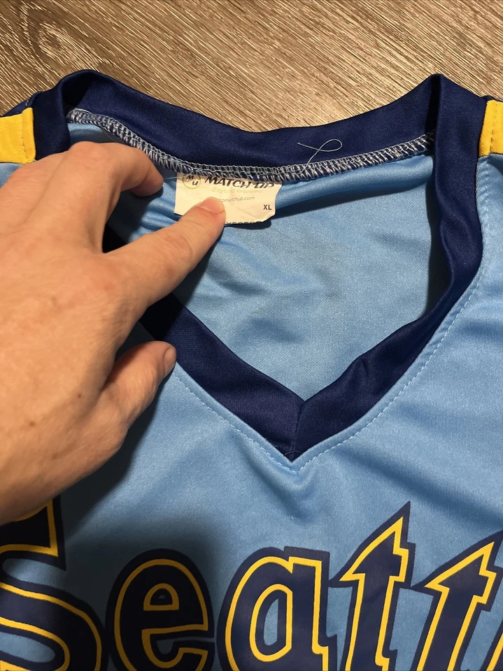 Seattle Mariners SGA Alaska Airlines Retro Jersey Size XL 7/24/21 Seattle Pilots - Image 4 of 4