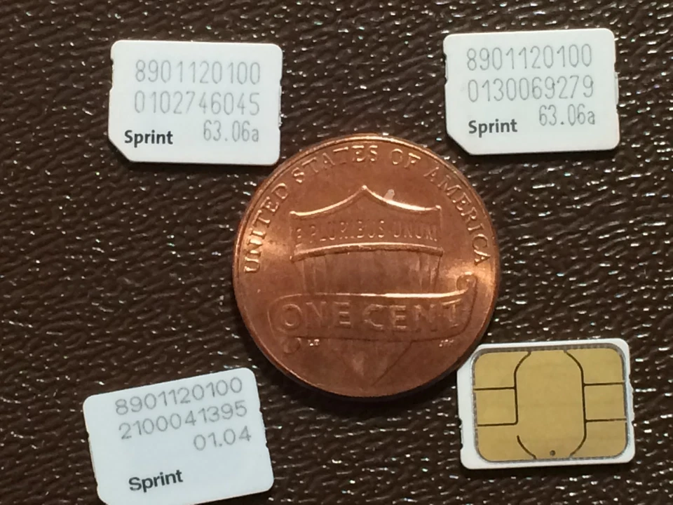Sprint/Boost/Virgin/Tello BYOD Nano Sim Card SIMOLW416C/SIMOLW506C 01.04 - Image 3 of 4