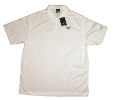 1 NWT NIKE GOLF DRI-FIT MEN'S POLO, SIZE: 2X-LARGE, COLOR: WHITE NRG Power Co.