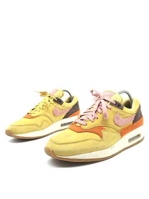 Nike Air Max 1 Crepe Wheat Gold Rust Pink Zapatillas Deportivas T.44 US.10 UK.9