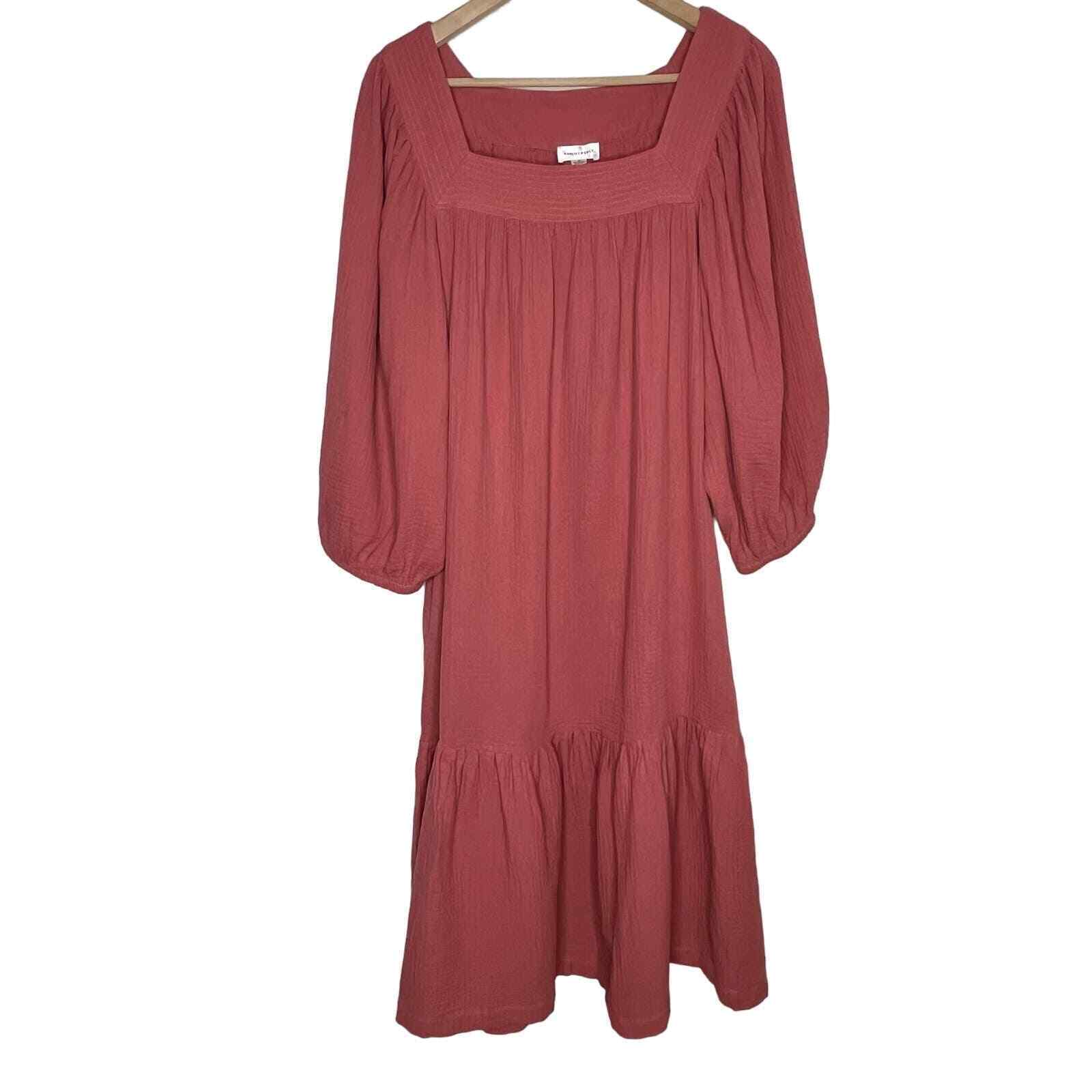 Summersalt Women's Cotton Gauze Midi Dress Size M… - image 1