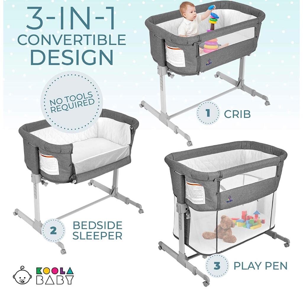 miclassic bedside crib