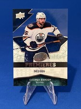 2018-19 Upper Deck Ice Cooper Marody Ice Premieres Rookie Card /999 Edmonton RC