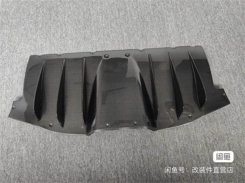For Ferrari 458 Italia Spider Carbon Fiber Rear Bumper Lip Diffuser Fog Light - Imagen 2 de 4