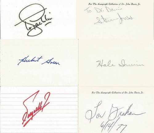 24 different US Open winners Autographed index cards Boros, Rose, Casper, Player - Picture 3 of 11