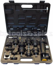 Engine Coolant Cooling System Pressure Testing Tester Radiator Cap Tool Kit Set