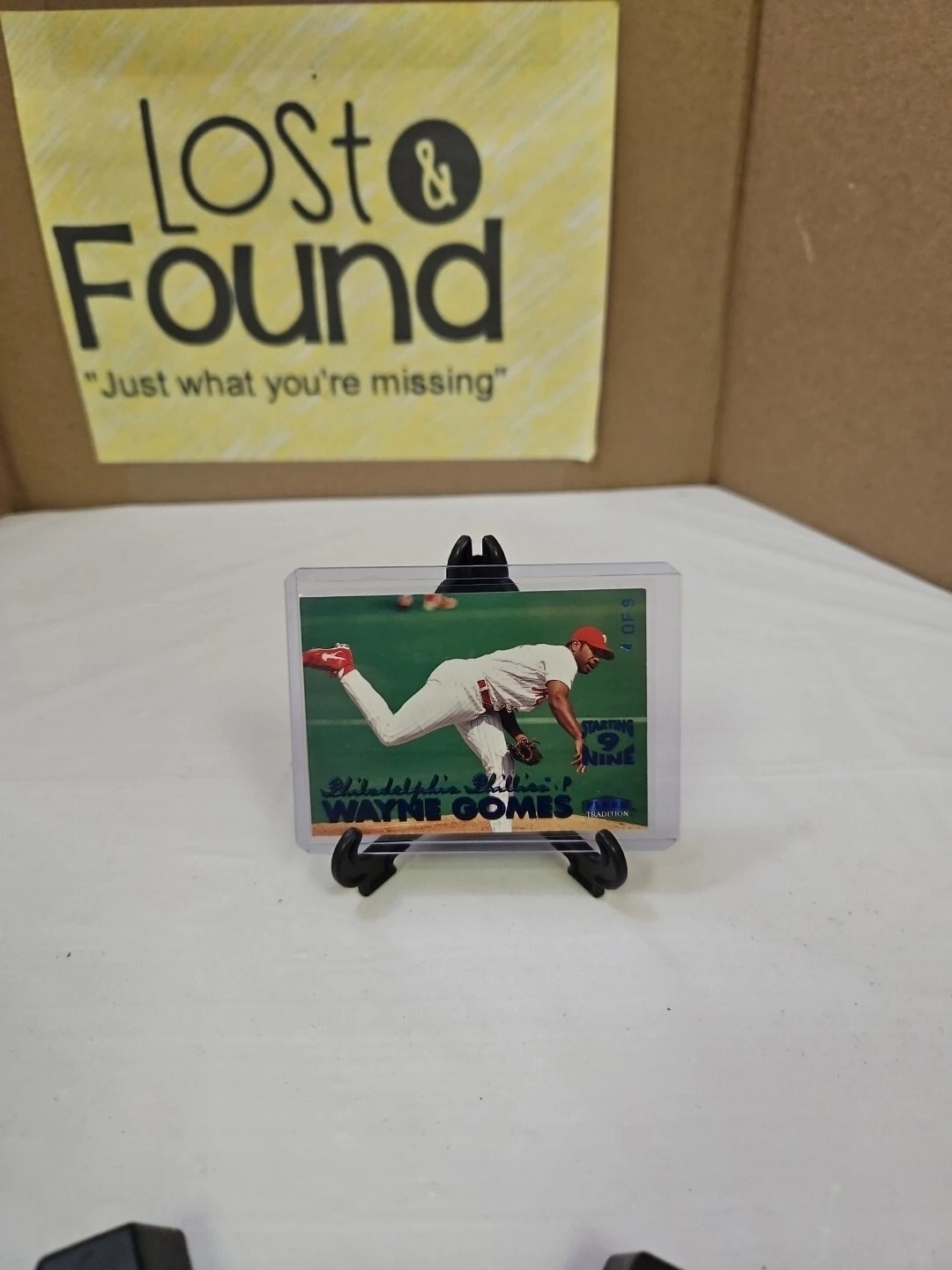 1999 Fleer Tradition Wayne Gomes Starting Nine Parallel #457S 4/9 PHILLIES